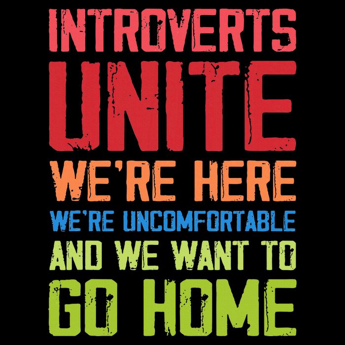 Introverts Unite WeRe Here Uncomfortable Want To Go Home T-Shirt
