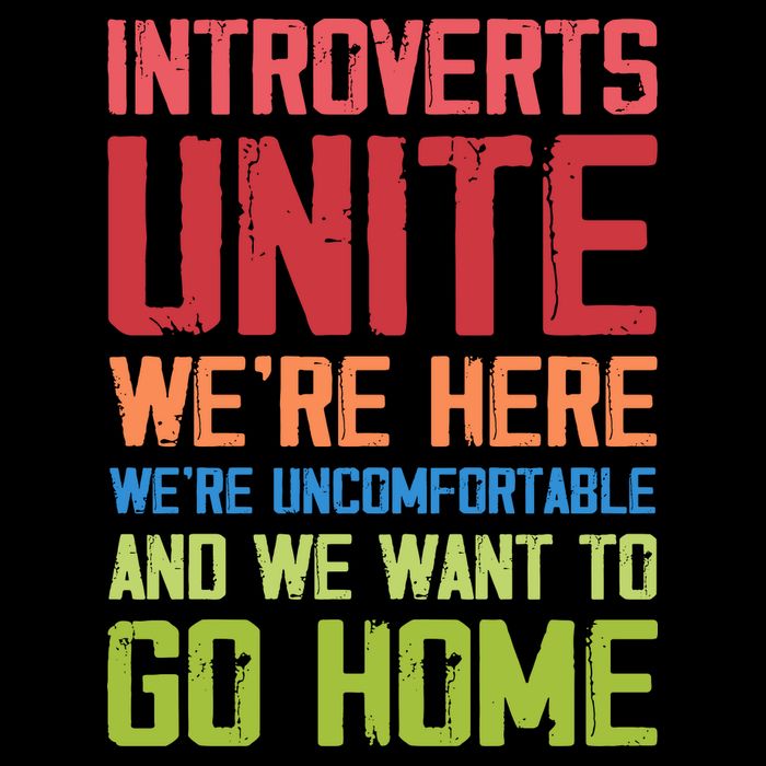 Introverts Unite Were Here Uncomfortable Want To Go Home Mousepad