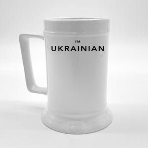 Im Ukrainian Zelensky Ukraine Patriotic Proud Ukrainians Gift Beer Stein