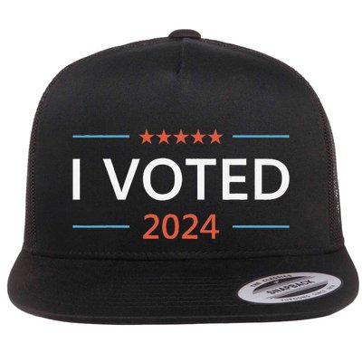 I Voted 2024 Presidential Election Pro Democracy Flatbill Hat