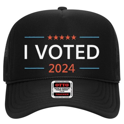 I Voted 2024 Presidential Election Pro Democracy Trucker Hat