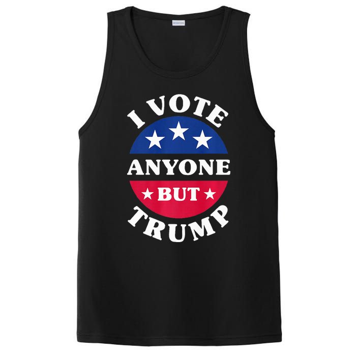 I Vote Anyone But Trump Election 2024 Premium PosiCharge Competitor Tank