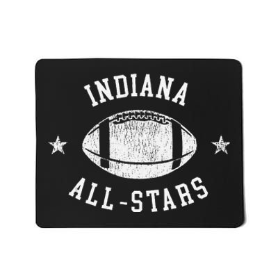 Indiana Vintage Allstars Football Retro 80s Mousepad