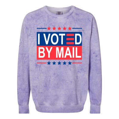 I Voted By Mail Colorblast Crewneck Sweatshirt