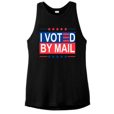 I Voted By Mail Ladies PosiCharge Tri-Blend Wicking Tank