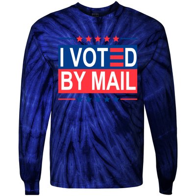 I Voted By Mail Tie-Dye Long Sleeve Shirt