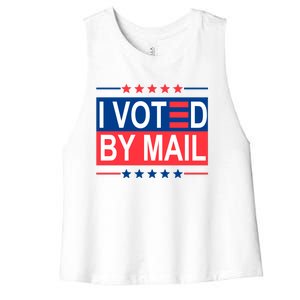 I Voted By Mail Women's Racerback Cropped Tank