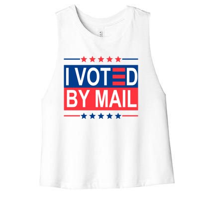 I Voted By Mail Women's Racerback Cropped Tank