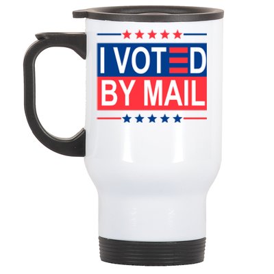 I Voted By Mail Stainless Steel Travel Mug