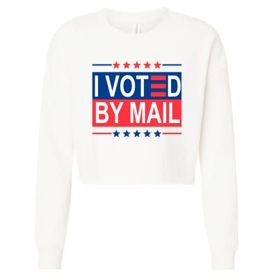 I Voted By Mail Cropped Pullover Crew