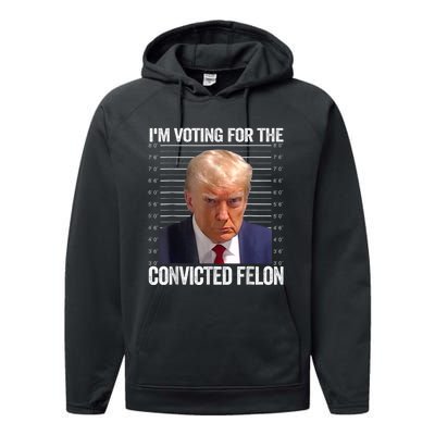 IM Voting Convicted Felon 2024 Performance Fleece Hoodie