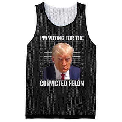 IM Voting Convicted Felon 2024 Mesh Reversible Basketball Jersey Tank