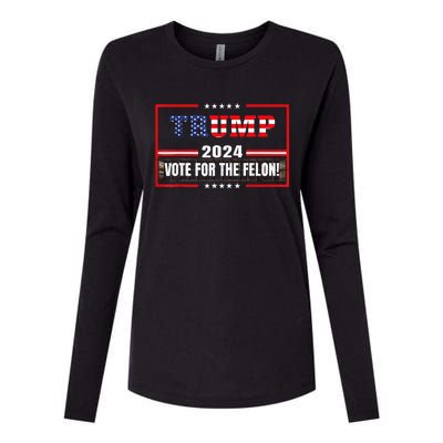 IM Voting Convicted Felon 2024 Still Vote Womens Cotton Relaxed Long Sleeve T-Shirt