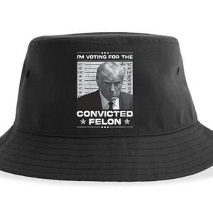 IM Voting Convicted Felon 2024 Trump 2024 Convicted Felon Sustainable Bucket Hat