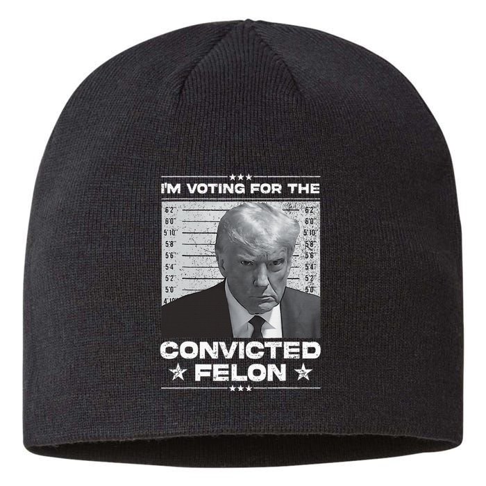 IM Voting Convicted Felon 2024 Trump 2024 Convicted Felon Sustainable Beanie