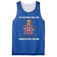 IM Voting Convicted Felon Trump 2024 Mesh Reversible Basketball Jersey Tank