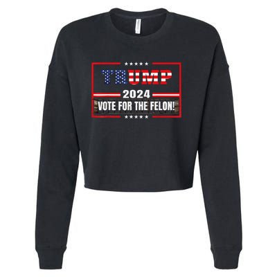 Im Voting Convicted Felon 2024 Still Vote Cropped Pullover Crew