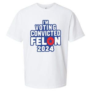 I’M Voting Convicted Felon 2024 Sueded Cloud Jersey T-Shirt