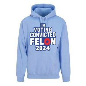 I’M Voting Convicted Felon 2024 Unisex Surf Hoodie