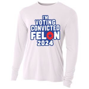 I’M Voting Convicted Felon 2024 Cooling Performance Long Sleeve Crew