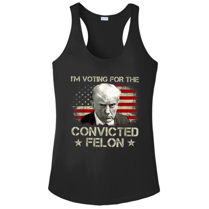 Im Voting Convicted Felon 2024 Trump 2024 Convicted Felon Ladies PosiCharge Competitor Racerback Tank