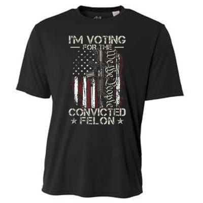 IM Voting Convicted Felon 2024 Cooling Performance Crew T-Shirt