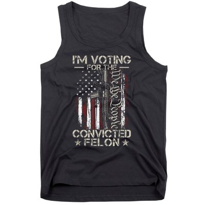 IM Voting Convicted Felon 2024 Tank Top