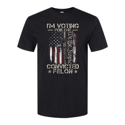 IM Voting Convicted Felon 2024 Softstyle CVC T-Shirt