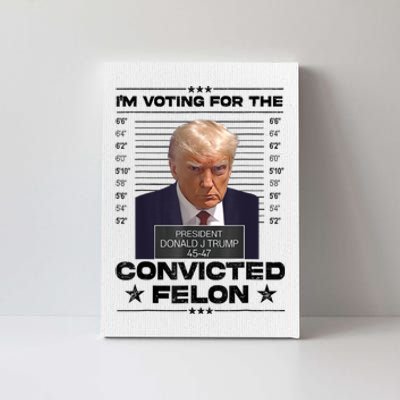 IM Voting Convicted Felon 2024 Trump 2024 Convicted Felon Canvas