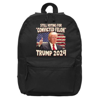 IM Voting Convicted Felon 2024 Trump 2024 Convicted Felon 16 in Basic Backpack