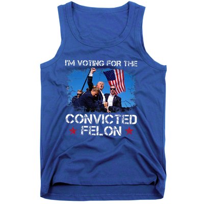 IM Voting Convicted Felon 2024 Trump 2024 Convicted Felon Tank Top