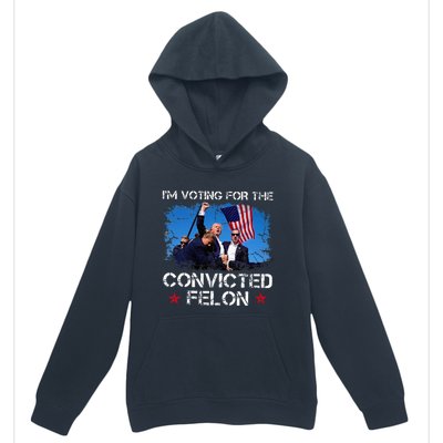 IM Voting Convicted Felon 2024 Trump 2024 Convicted Felon Urban Pullover Hoodie