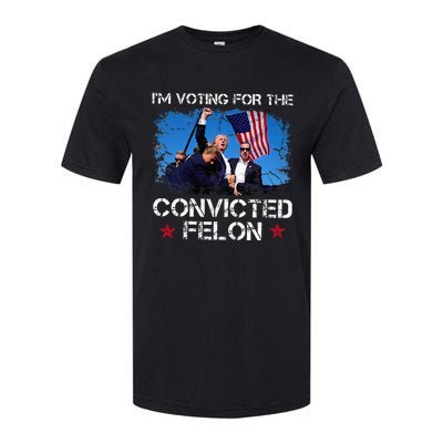 IM Voting Convicted Felon 2024 Trump 2024 Convicted Felon Softstyle CVC T-Shirt