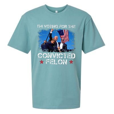 IM Voting Convicted Felon 2024 Trump 2024 Convicted Felon Sueded Cloud Jersey T-Shirt