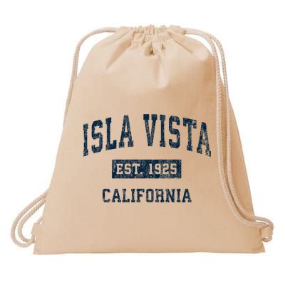 Isla Vista California Ca Vintage Sports Drawstring Bag