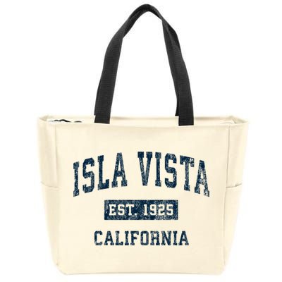Isla Vista California Ca Vintage Sports Zip Tote Bag