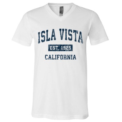 Isla Vista California Ca Vintage Sports V-Neck T-Shirt