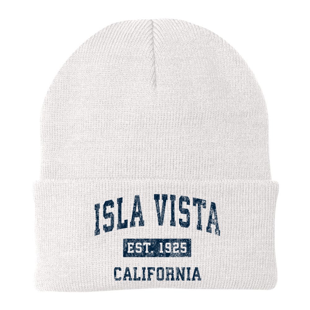 Isla Vista California Ca Vintage Sports Beanie