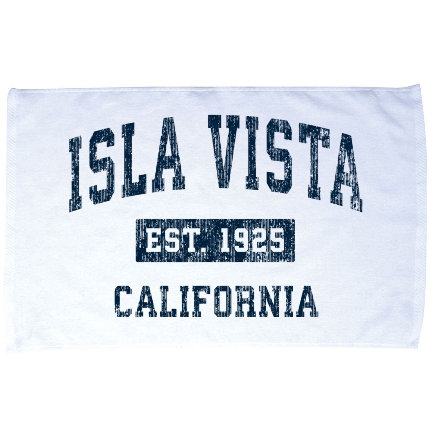 Isla Vista California Ca Vintage Sports Microfiber Hand Towel