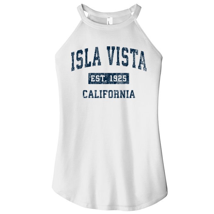 Isla Vista California Ca Vintage Sports Women's Perfect Tri Rocker Tank