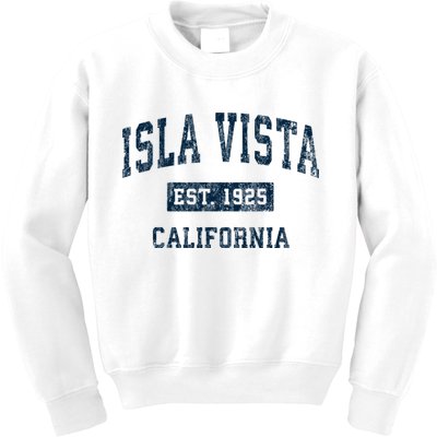 Isla Vista California Ca Vintage Sports Kids Sweatshirt