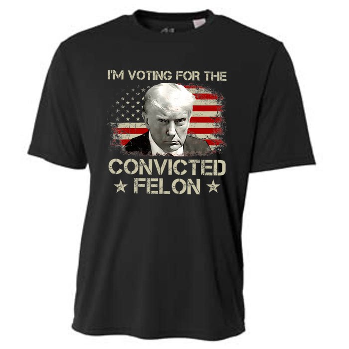 IM Voting Convicted Felon 2024 Trump 2024 Convicted Felon Cooling Performance Crew T-Shirt