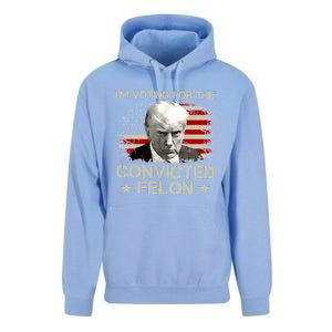 IM Voting Convicted Felon 2024 Trump 2024 Convicted Felon Unisex Surf Hoodie