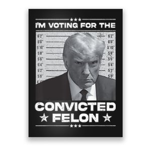 IM Voting Convicted Felon 2024 Trump 2024 Convicted Felon Poster