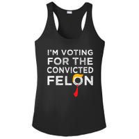 IM Voting Convicted Felon 2024 Trump 2024 Convicted Felon Ladies PosiCharge Competitor Racerback Tank