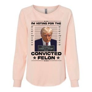 IM Voting Convicted Felon 2024 Trump 2024 Convicted Felon Womens California Wash Sweatshirt