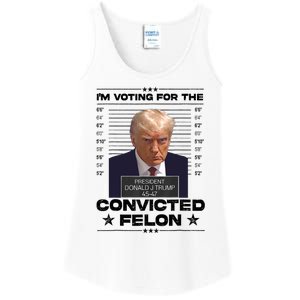 IM Voting Convicted Felon 2024 Trump 2024 Convicted Felon Ladies Essential Tank