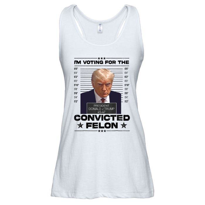 IM Voting Convicted Felon 2024 Trump 2024 Convicted Felon Ladies Essential Flowy Tank