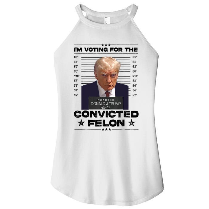 IM Voting Convicted Felon 2024 Trump 2024 Convicted Felon Women's Perfect Tri Rocker Tank