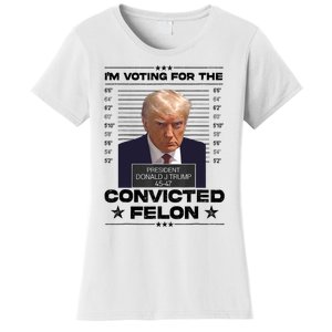 IM Voting Convicted Felon 2024 Trump 2024 Convicted Felon Women's T-Shirt